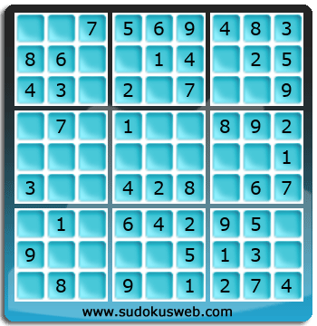 Sudoku de Nivel Muy Fácil Sudoku de Nivel Muy Fácil