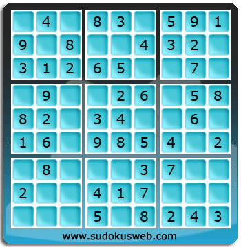 Sudoku de Nivel Muy F&aacute;cil