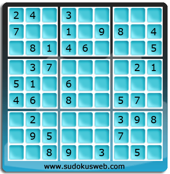 Sudoku de Nivel Fácil Sudoku de Nivel Fácil
