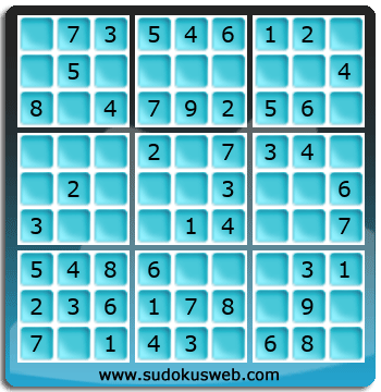 Sudoku de Nivel Muy F&aacute;cil