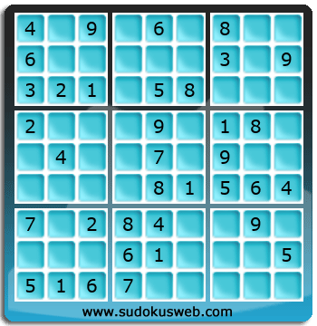 Sudoku de Nivel Fácil Sudoku de Nivel Fácil