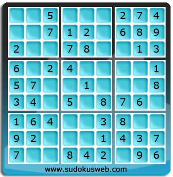 Sudoku de Nivel Muy F&aacute;cil