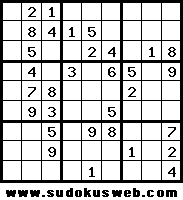 El sudoku del día por SudokusWeb.com