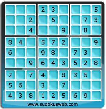 Nivel Muito Facil de Sudoku Nivel Muito Facil de Sudoku