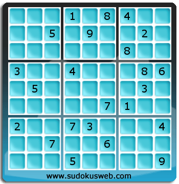 Sudoku de Niveau Très Facile Sudoku de Niveau Très Facile