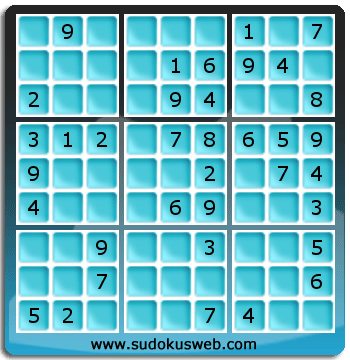 Sudoku von einfacher höhe