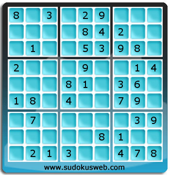 Sudoku von einfacher höhe