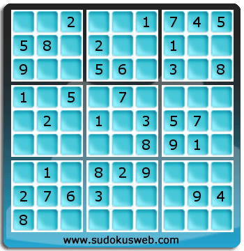 Sudoku von einfacher höhe