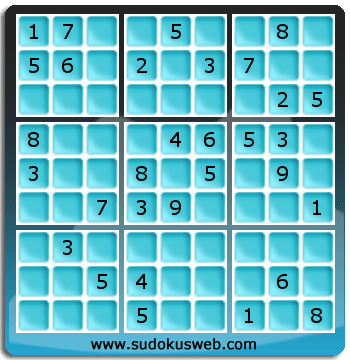 Sudoku von mittelmässiger höhe