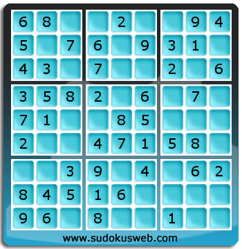 Nivel Muito Facil de Sudoku