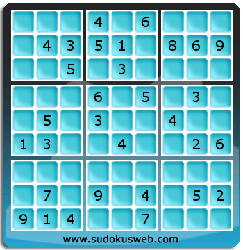 Sudoku von mittelmässiger höhe