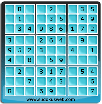 Sudoku von sehr einfacher höhe