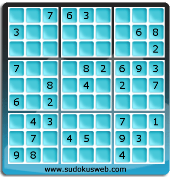 Sudoku von mittelmässiger höhe