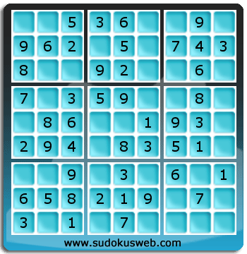 Sudoku de Niveau Très Facile