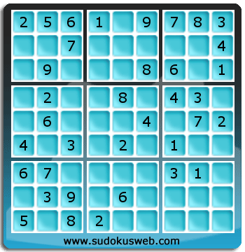 Sudoku von einfacher höhe