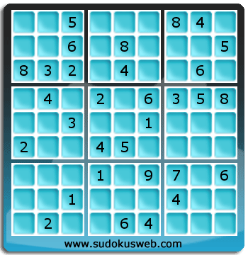 Sudoku von mittelmässiger höhe