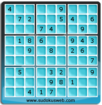 Sudoku von mittelmässiger höhe