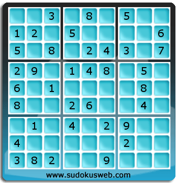 Sudoku von einfacher höhe