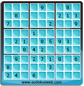 Sudoku von mittelmässiger höhe