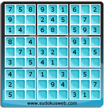 Sudoku de Niveau Très Facile