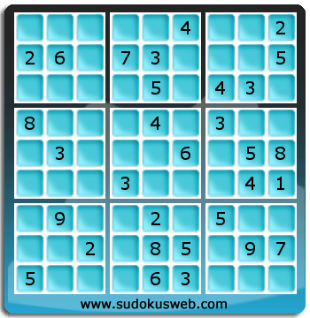 Sudoku von mittelmässiger höhe