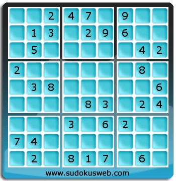 Sudoku von mittelmässiger höhe