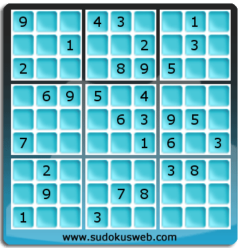 Sudoku von mittelmässiger höhe