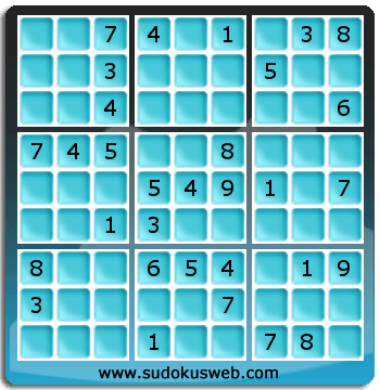 Sudoku von mittelmässiger höhe