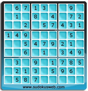 Sudoku von sehr einfacher höhe