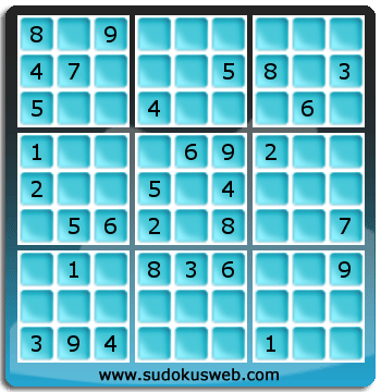 Sudoku von mittelmässiger höhe