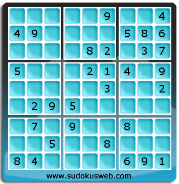 Sudoku von mittelmässiger höhe