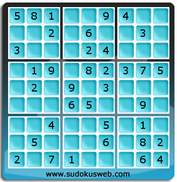 Sudoku von einfacher höhe