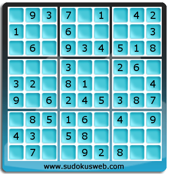 Sudoku von sehr einfacher höhe