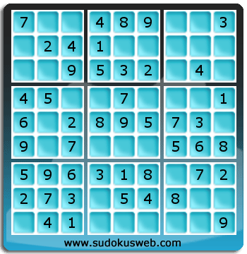 Nivel Muito Facil de Sudoku Nivel Muito Facil de Sudoku