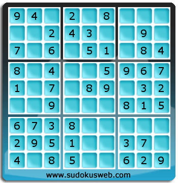 Sudoku de Nivel Muy Fácil