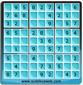 Sudoku von sehr einfacher höhe