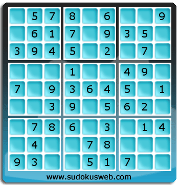 Nivel Muito Facil de Sudoku Nivel Muito Facil de Sudoku
