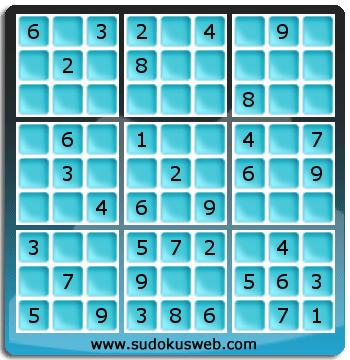 Sudoku von einfacher höhe