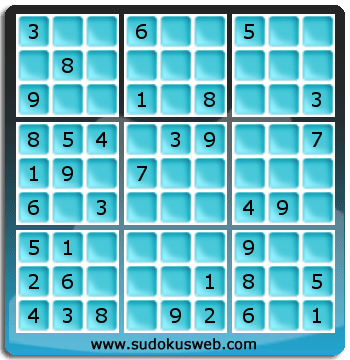 Nivel Facil de Sudoku