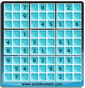 Sudoku von mittelmässiger höhe