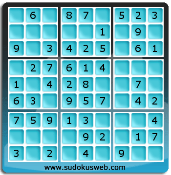 Sudoku de Nivel Muy Fácil