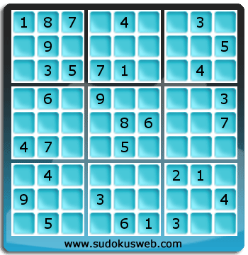 Sudoku von mittelmässiger höhe