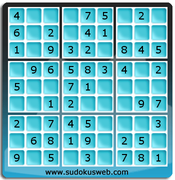 Nivel Muito Facil de Sudoku