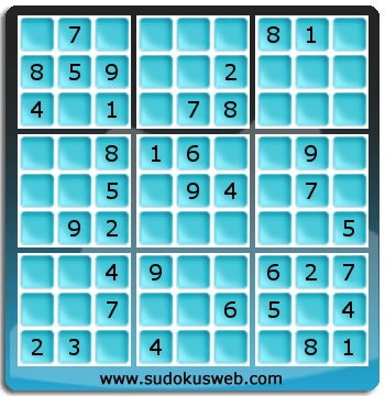 Nivel Facil de Sudoku