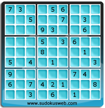 Sudoku von mittelmässiger höhe