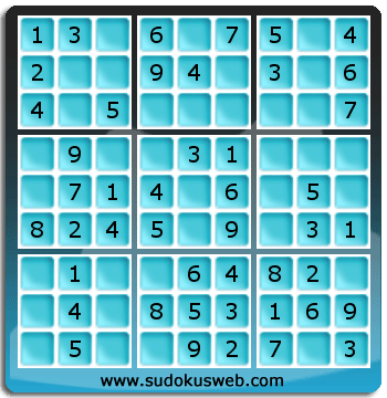 Sudoku de Nivel Muy Fácil