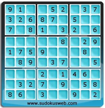 Nivel Muito Facil de Sudoku Nivel Muito Facil de Sudoku