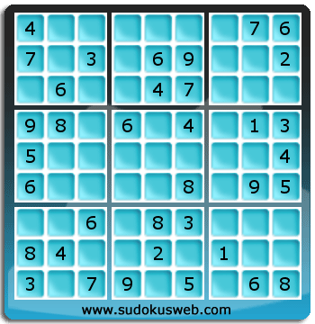 Sudoku von einfacher höhe