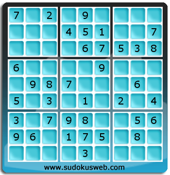 Sudoku von einfacher höhe