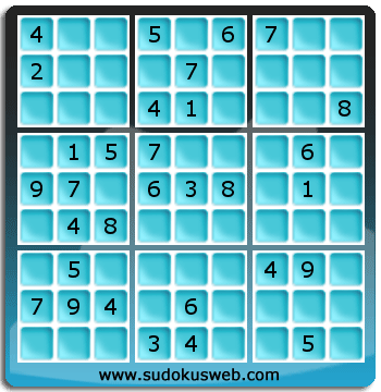 Sudoku von mittelmässiger höhe